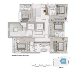 Blue Coast Tower - planta baixa