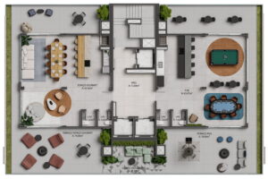 Brava Park Residence - planta baixa