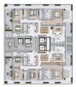 Boreal Tower - planta baixa