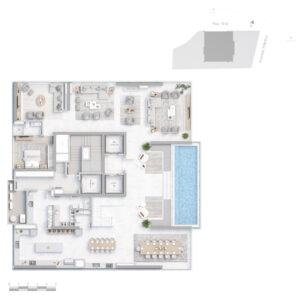 Senna Tower - planta baixa