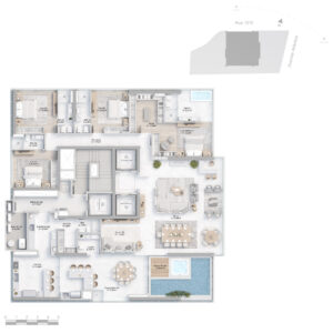 Senna Tower - planta baixa