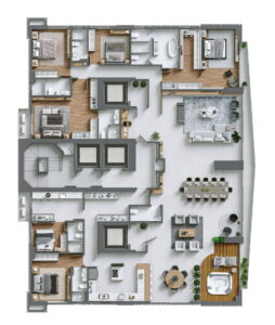 Harmony Ocean Front - planta baixa